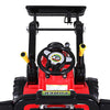 Rigo Kids Electric Ride On Car Bulldozer Digger Loader Remote 6V Red