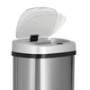 Devanti 60L Sensor Bin Motion Rubbish Automatic Silver