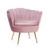 Artiss Armchair Velvet Pink Callista