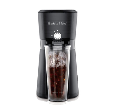 Digital Iced Coffee Maker w/ 10oz, Reusable Cup & Straw Included