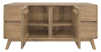 Providence 2 Door 4 Drawer Sideboard (Natural)