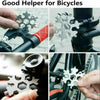 18 in 1 Multi-tool Snowflake Bottle Opener Stainless Keychain Wrench Screwdriver Silver