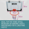 Dr.Dunk Indoor Mini Basketball Hoop Ring Backboard Kit Door Mounted Mount Kid Set