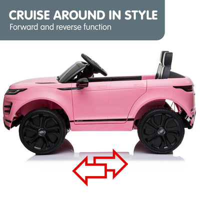 Kahuna Land Rover Licensed Kids Electric Ride On Car Remote Control - Pink