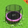 Kahuna Classic 6ft Outdoor Round Trampoline Safety Enclosure - Pink