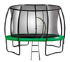 Kahuna 8ft Trampoline Free Ladder Spring Mat Net Safety Pad Cover Round Enclosure Green