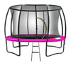 Kahuna 8ft Trampoline Free Ladder Spring Mat Net Safety Pad Cover Round Enclosure Pink