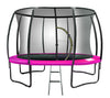 Kahuna 16ft Trampoline Free Ladder Spring Mat Net Safety Pad Cover Round Enclosure - Pink