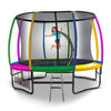 Kahuna 16ft Trampoline Free Ladder Spring Mat Net Safety Pad Cover Round Enclosure - Rainbow