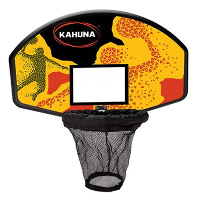 Kahuna Trampoline Basketball Ring Set with Mini Ball and Pump