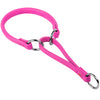 Waudog Leather Martingale Dog Collar 70CM PINK