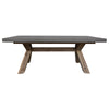 Stony 120cm Coffee Table with Concrete Top - Grey