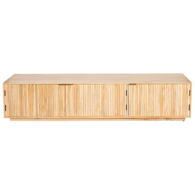 Cyrus ETU Entertainment TV Unit 200cm 3 Door Solid Mango Wood - Natural