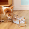 Pet Dog Cat Puppy Food Water Bowls Feeding Dishes 2 Large Bowl Dishwasher Safe