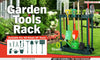 Rolling Garden Tools Storage Rack Long Short Handles Organizer Holders Fits 40