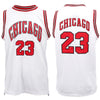 New Men's Basketball Jersey Sports T Shirt Tee Vest Tops Gym Chicago Los Angeles, Black - Chicago 23, L