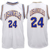 New Men's Basketball Jersey Sports T Shirt Tee Vest Tops Gym Chicago Los Angeles, White - Chicago 23, L