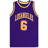 Kid's Basketball Jersey Tank Boys Sports T Shirt Tee Singlet Tops Los Angeles, Yellow - Los Angeles 6, 6