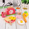 Kids Wooden Kitchen Tea Set Pretend Play