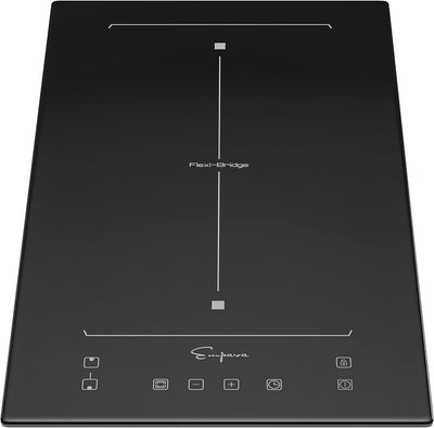 Empava Electric Induction Cooktop Stove Hob with 2 Burners and Sensor Touch in Black Vitro Ceramic Glass - 240V