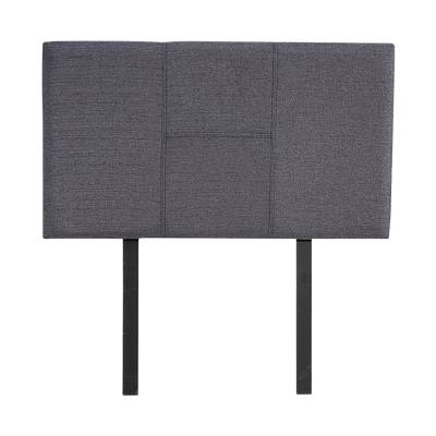 Linen Fabric Single Bed Headboard Bedhead - Grey