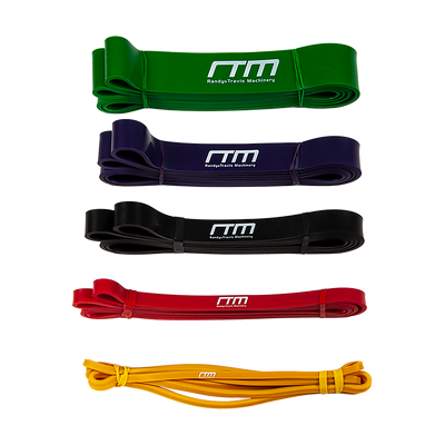 Resistance Band Loop Set of 5 Heavy Duty Gym Yoga Workout