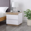 Ashley Coastal White Wooden Bedside Table