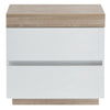 Ashley Coastal White Wooden Bedside Table