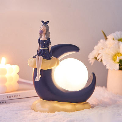 Nordic Creative Bubble Girl Moon Light