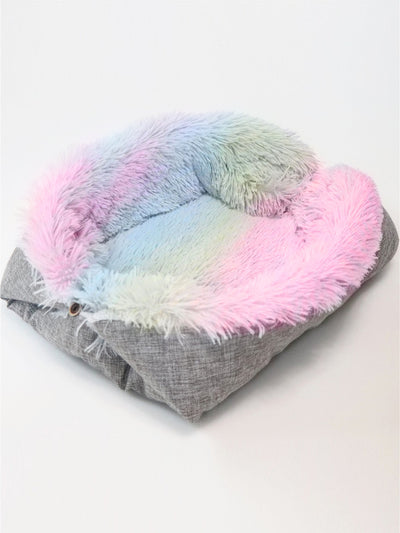 Pet Soft Warm Sleep Mat Foldable Cushion Bed