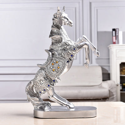 War Horse Resin Statue