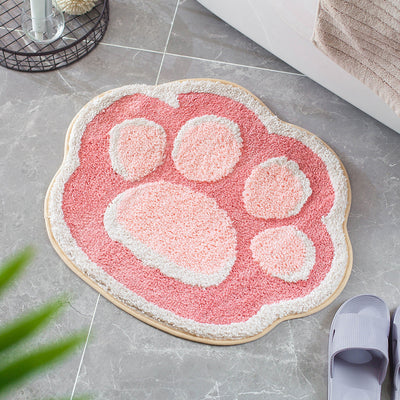 Absorbent Paw Non-Slip Bathroom Mat