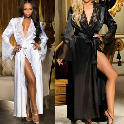 Women Lingerie Long Robe