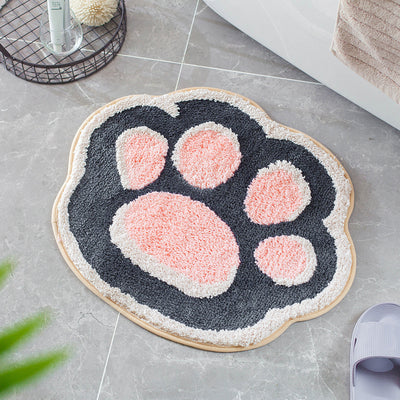 Absorbent Paw Non-Slip Bathroom Mat