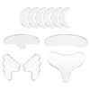 11PCS Reusable Silicone Anti Wrinkle Facial Pad Face Neck Eye Sticker