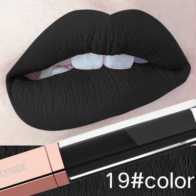 24 Color Make Up Liquid Lipstick Waterproof Mate Lip Long Lasting Matte Lip Gloss Black Blue Nude Lipstick