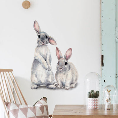 Cute Rabbit Environmental Wall Sticker