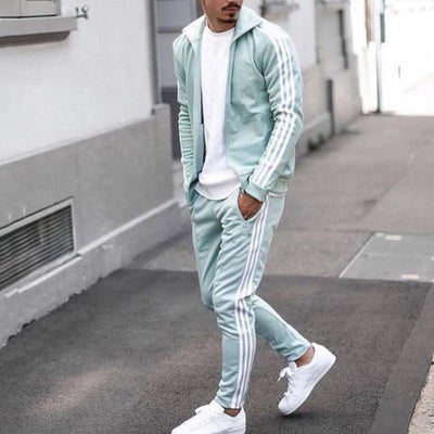 Men Streetwear Fitness Tracksuit