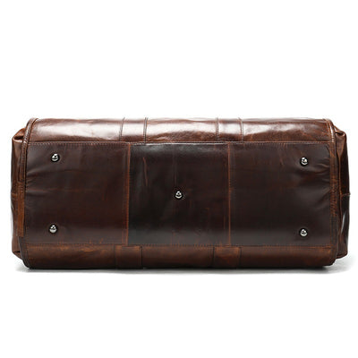 Large-Capacity Leather Travel Bag