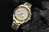 Men's Stainless Steel Waterproof Quartz Watch