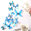 Butterfly Wall Stickers Set 12 Pieces