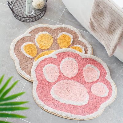 Absorbent Paw Non-Slip Bathroom Mat