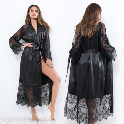 Long Length Silk Robe Lingerie