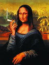 Mona Lisa Spoofs Canvas Painting