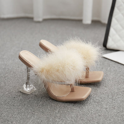 Plush High Heels