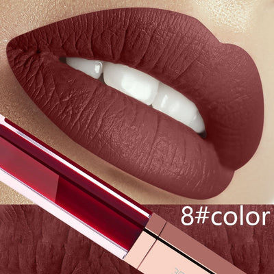 24 Color Make Up Liquid Lipstick Waterproof Mate Lip Long Lasting Matte Lip Gloss Black Blue Nude Lipstick