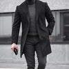 Men's Mid-Length Woolen Coat