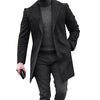 Men's Mid-Length Woolen Coat