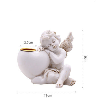 Cupid Figurine Candle Holder