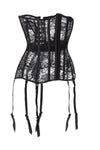 See-through Mesh Lace Corset